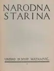 Naslovnica: Narodna starina 7/1924