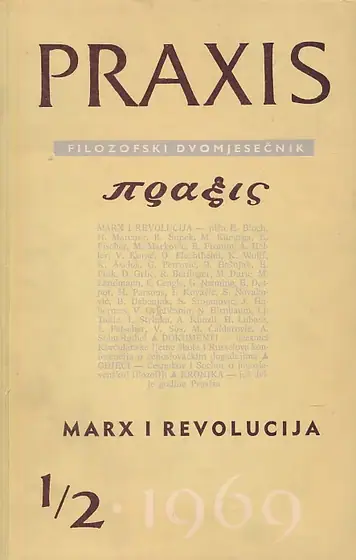 Naslovnica: Praxis, br. 1-2/1969