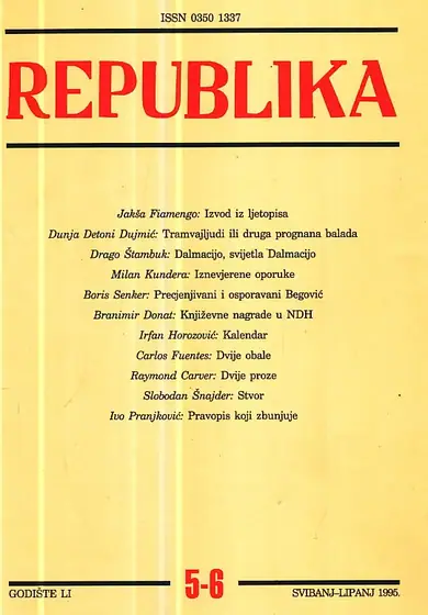 Naslovnica: Republika 5-6/1995