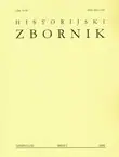 Naslovnica: Historijski zbornik LXI/2/2008