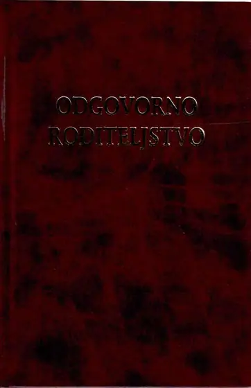 Naslovnica: Odgovorno roditeljstvo