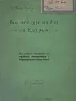 Naslovnica: Ko nedogje na boj na Kosovo