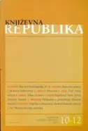 Naslovnica: KNJIŽEVNA REPUBLIKA 10-12/2013.
