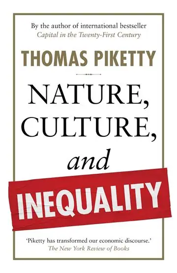Naslovnica: Nature, Culture, and Inequality