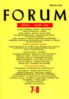 Naslovnica: Forum, 7-9/1999