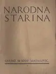 Naslovnica: Narodna starina 4/1923
