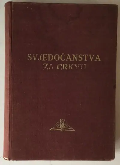 Naslovnica: Svjedočanstva za crkvu I