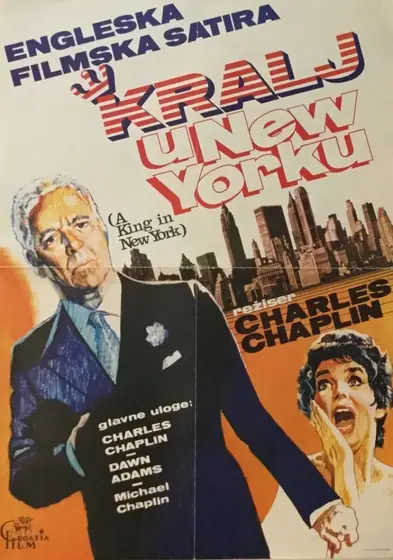 Naslovnica: Kralj u New Yorku, Filmski Plakat