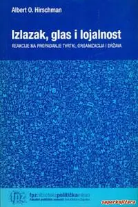 Naslovnica: IZLAZAK, GLAS I LOJALNOST. Reakcije na propadanje tvrtki, organizacija i država