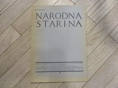 Naslovnica: Narodna starina 31/1935