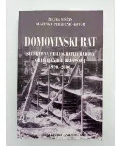 Naslovnica: Domovinski rat