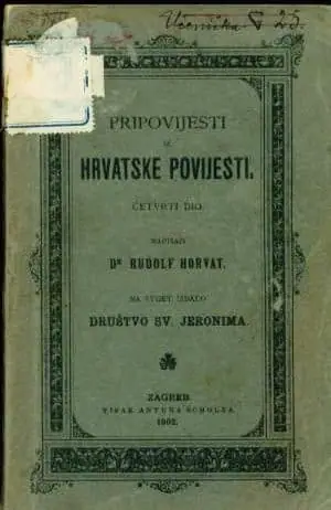 Naslovnica: Pripovijesti iz hrvatske povijesti (četvrti dio)