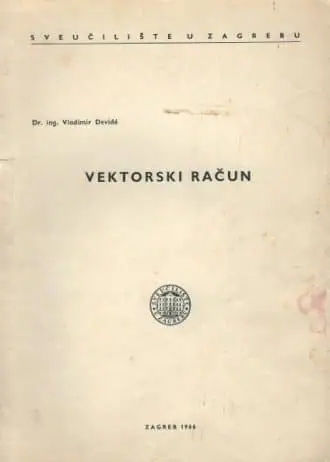 Naslovnica: Vektorski račun