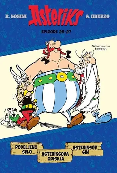 Naslovnica: Alber Uderzo, Rene Gošini: Asteriks - knjiga 9 (epizode 25-27)