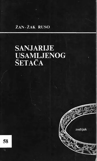 Naslovnica: Sanjarenje usamljenog šetača