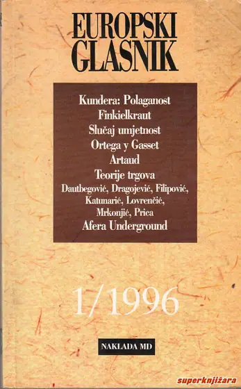Naslovnica: EUROPSKI GLASNIK 1