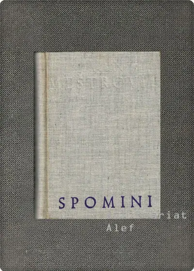 Naslovnica: Spomini