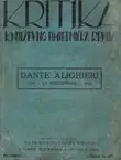 Naslovnica: Kritika. Književno-umjetnička revija II/9-10/1921