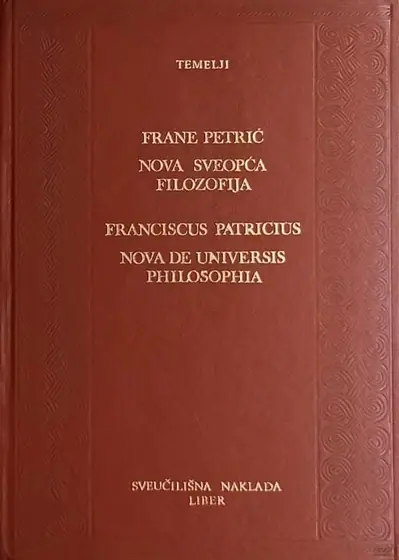 Naslovnica: Nova sveopća filozofija / Nova de universis philosophia