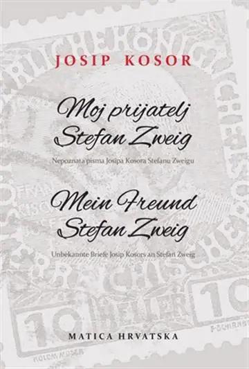 Naslovnica: Moj prijatelj Stefan Zweig/ Mein Freund Stefan Zweig