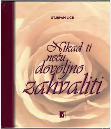 Naslovnica: Nikad ti neću dovoljno zahvaliti