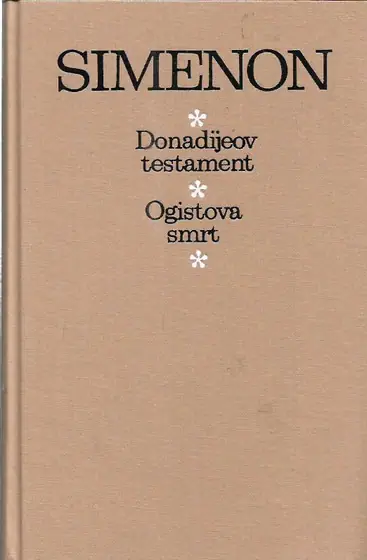 Naslovnica: Donadijeov testament/Ogistova smrt