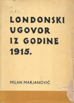 Naslovnica: Londonski ugovori iz godine 1915.