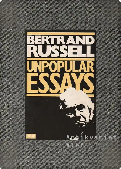 Naslovnica: Unpopular essays