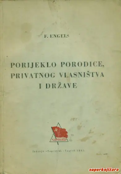 Naslovnica: Porijeklo porodice, privatnog vlasništva i države