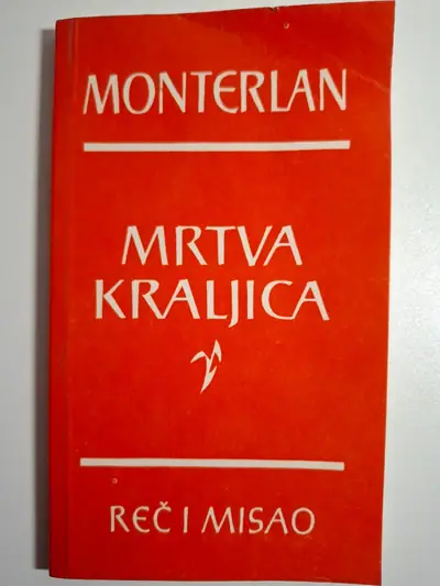 Naslovnica: Mrtva kraljica – Henry de Montherlant , Biblioteka Reč i misao