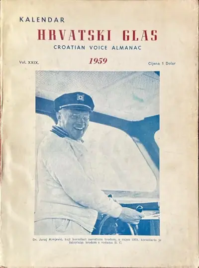 Naslovnica: Hrvatski glas 1959