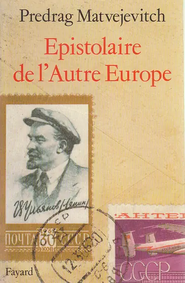 Naslovnica: EPISTOLAIRE D L AUTRE EUROPE (fra.)