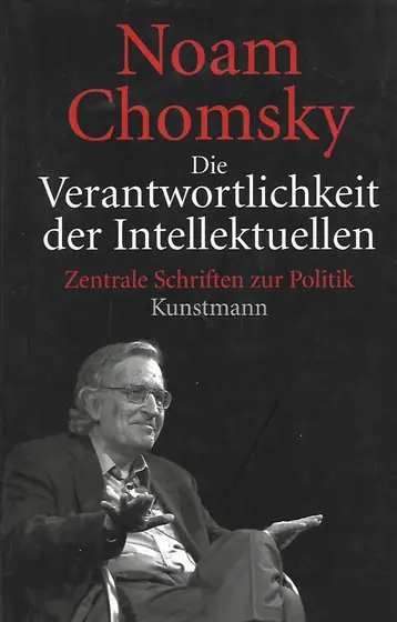Naslovnica: Die Verantwortlichkeit der Intellektuellen- Zentrale Schriften zur Politik