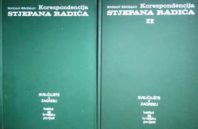 Naslovnica: KORESPONDENCIJA STJEPANA RADIĆA 1-2