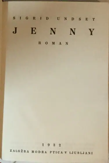 Naslovnica: Jenny