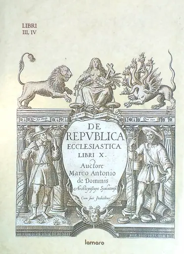 Naslovnica: DE REPVBLICA ECCLESIASTICA LIBRI X. III.-IV.