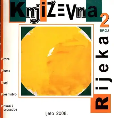 Naslovnica: Književna Rijeka, 2/2008.