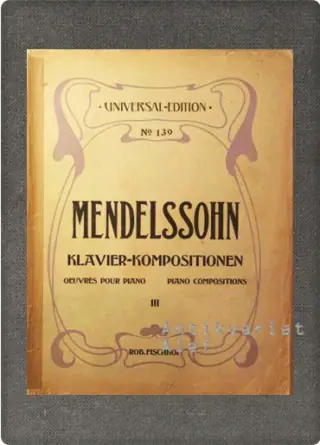 Naslovnica: Klavier Kompositionen III [urednik: Robert Fischhof]
