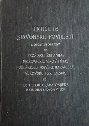 Naslovnica: Crtice iz slavonske povijesti