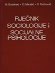Naslovnica: Rječnik sociologije i socijalne psihologije