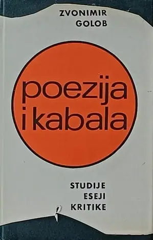Naslovnica: Poezija i kabala