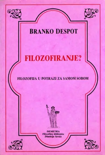 Naslovnica: Filozofiranje?