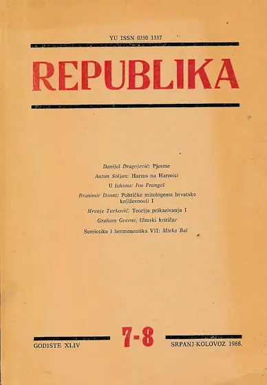 Naslovnica: Republika 7-8/1988