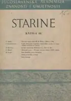 Naslovnica: Starine 44/1952