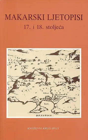 Naslovnica: Makarski ljetopisi 17. i 18. stoljeća