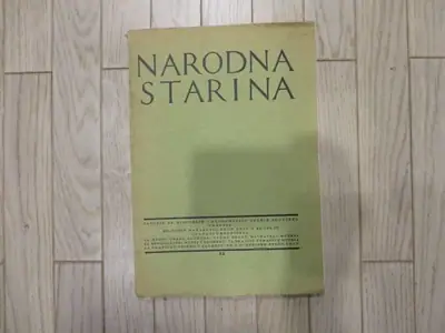 Naslovnica: Narodna starina 22/1930