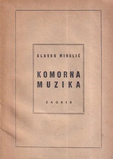Naslovnica: Komorna muzika