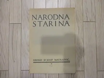 Naslovnica: Narodna starina 21/1930
