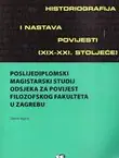 Naslovnica: Poslijediplomski magistarski studij Odsjeka za povijest Filozofskog fakulteta u Zagrebu + CD