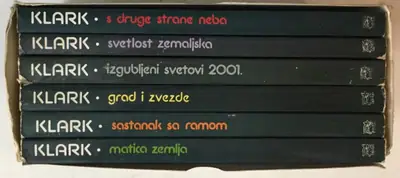 Naslovnica: Odabrana dela Artura Klarka u šest knjiga